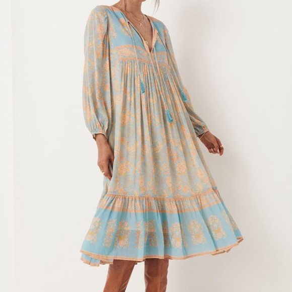 casual button up dress Alna Midi Berlin Floral – Sugarlips Isadora London Remember this Controversial Dress? · Pockets Size:34X32